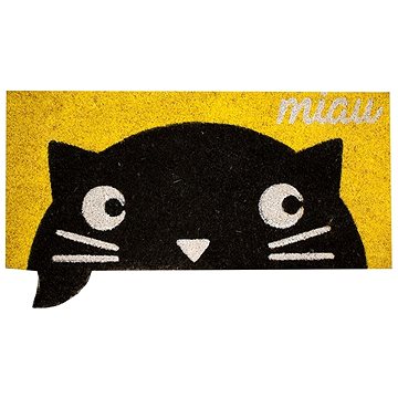 

Home Elements Rohožka gumová kokosová Miau - žlutá 32 × 68 cm