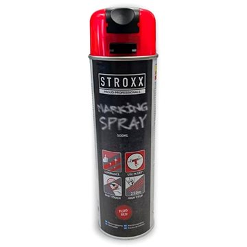 

STROXX Značkovací sprej 500 ml rychleschnoucí fluorescenční červený