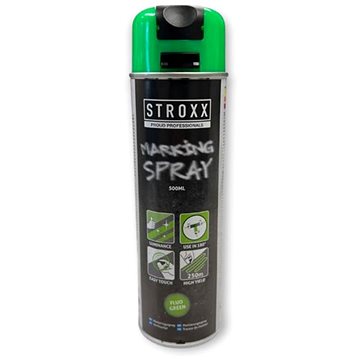 

STROXX Značkovací sprej 500 ml rychleschnoucí fluorescenční zelený