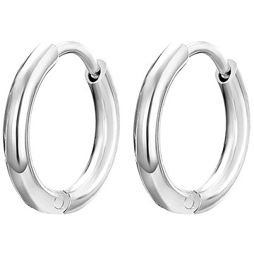 

STYLE4 Náušnice - otevírací kroužky 20 mm, stříbrná ocel