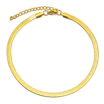 

STYLE4 Hadí náramek 15 + 5 cm 5 mm zlatá ocel