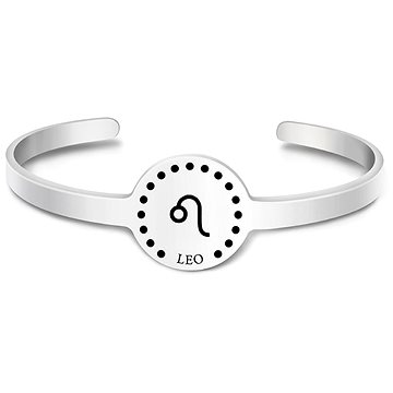 

STYLE4 Otevřený náramek se znamením zvěrokruhu - Lev, stříbrná ocel