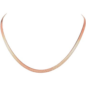 

STYLE4 Hadí řetízek 45 cm + 5 cm - 5 mm, ocel rose gold