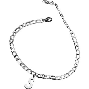 

STYLE4 Náramek s písmenem S, stříbrná ocel