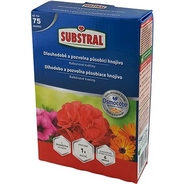

SUBSTRAL Hnojivo s Osmocotem pro balkónové květiny, 750 g