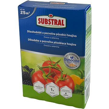 

SUBSTRAL Hnojivo s Osmocotem pro ovoce a zeleninu, 750 g