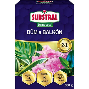 

SUBSTRAL Hnojivo OSMOCOTE pro dům a balkón, 300 g