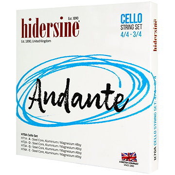 

Hidersine Andante Cello Set 4/4 - 3/4