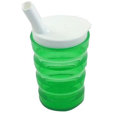

Sundo Ergonomický hrnek s víčkem s náustkem pro pití a ventilkem, zelený