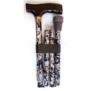 

Sundo Skládací podpůrná hůl, výška 85 - 95 cm, květinová modrá