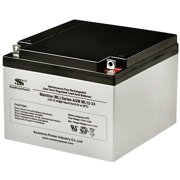 SUNSTONE-POWER AGM akumulátor 12V/24Ah ML12-24