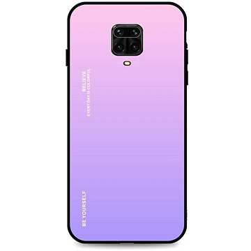 

TopQ Kryt LUXURY Xiaomi Redmi Note 9 Pro pevný duhový růžový 50022