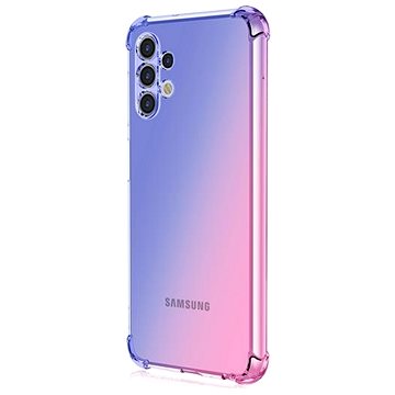 

TopQ Kryt Samsung A13 silikon Shock duhový modro-růžový 72158