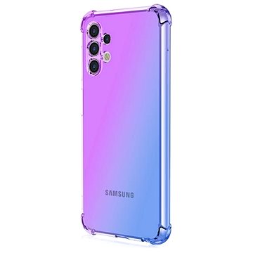 

TopQ Kryt Samsung A13 silikon Shock duhový fialovo-modrý 72156