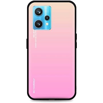 

TopQ Kryt LUXURY Realme 9 Pro+ pevný duhový meruňkový 73129