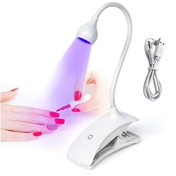 

Bafi Mini LED lampa na nehty s klipsou