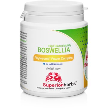 

Superionherbs Boswellia Phytosome® - boswellin s vysokou vstřebatelností, 90 tobolek