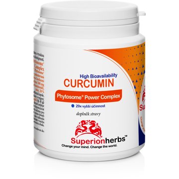 

Superionherbs Curcumin Phytosome® - kurkumin s vysokou vstřebatelností, 90 tobolek