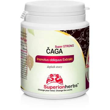 

Superionherbs Čaga, 100% sibiřská Chaga, 90 tobolek