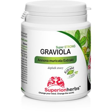 

Superionherbs Graviola, čistý extrakt z listů, 90 tobolek