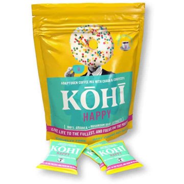 

Superionherbs Kohi-Happy adaptogen coffee mix with chaga & cordyceps, 20 porcí