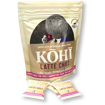 

Superionherbs Kohi-Latte adaptogen coffee mix with lion’s mane & chaga, 20 porcí