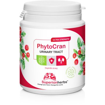 

Superionherbs PhytoCran - Brusinka komplex Phytosome®, 90 tobolek