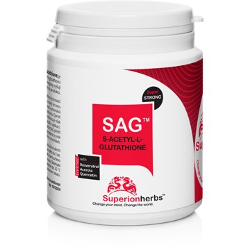 

Superionherbs S-acetyl-L-Glutathion, SAG, 90 tobolek