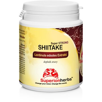

Superionherbs Shiitake - Houževnatec jedlý, 90 tobolek
