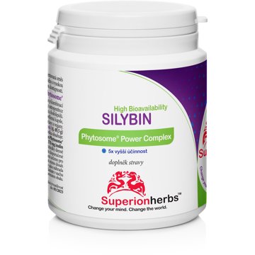 

Superionherbs Silybin Phytosome® - silybin s vysokou vstřebatelností, 90 tobolek