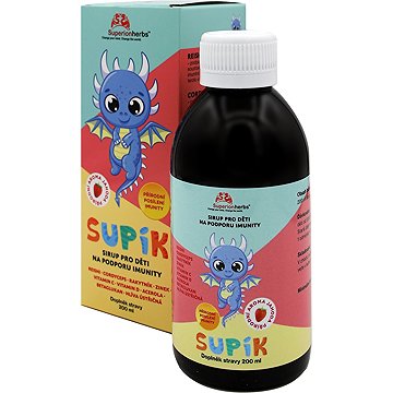 

Superionherbs Supík - sirup pro děti na podporu imunity