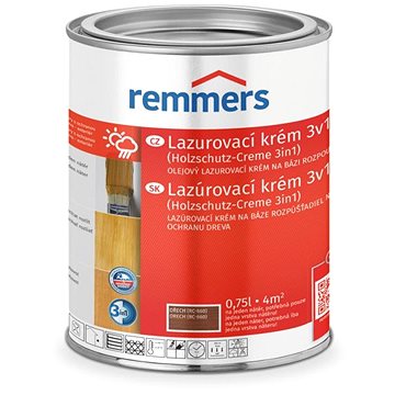 

Remmers HK lazurovací krém 0,75 l Kiefer / Borovice