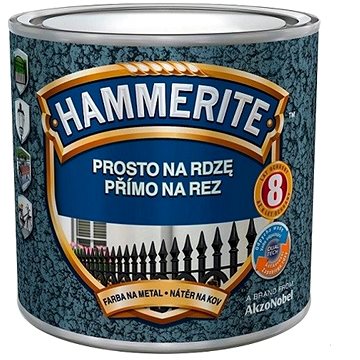 

AKZO NOBEL Hammerite Přímo na rez kladívkový 0,25 l Hnědý