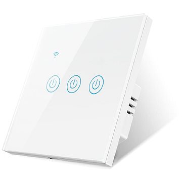 

Surtep Tuya Smart vypínač osvětlení DS-101BW-3-tlačítkový, barva bílá