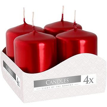 

BISPOL Adventní Metalická Červená 4× 60 g