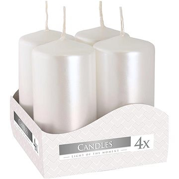 

BISPOL Adventní Metalická Bílá 4× 80 g