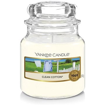 

YANKEE CANDLE Classic malý Clean Cotton 104 g