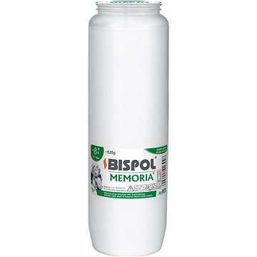 

BISPOL hřbitovní svíčka Memoria bílá 192 h