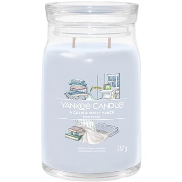 

YANKEE CANDLE Signature sklo 2 knoty A Calm & Quiet Place 567 g