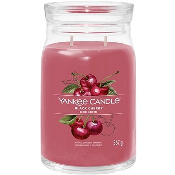

YANKEE CANDLE Signature sklo 2 knoty Black Cherry 567 g