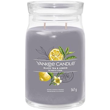 

YANKEE CANDLE Signature sklo 2 knoty Black Tea & Lemon 567 g