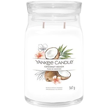

YANKEE CANDLE Signature sklo 2 knoty Coconut Beach 567 g