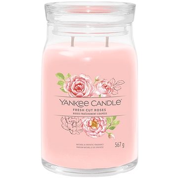 

YANKEE CANDLE Signature sklo 2 knoty Fresh Cut Roses 567 g