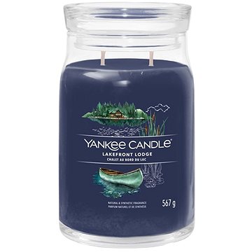 

YANKEE CANDLE Signature sklo 2 knoty Lakefront Lodge 567 g