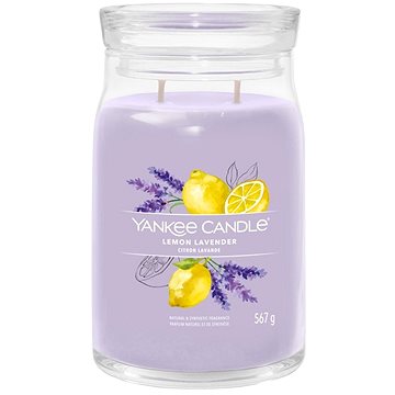 

YANKEE CANDLE Signature sklo 2 knoty Lemon Lavender567 g