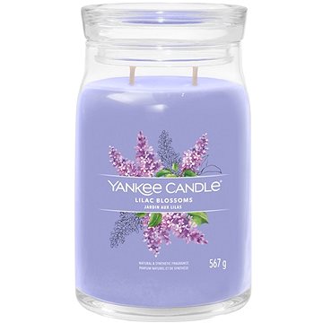 

YANKEE CANDLE Signature sklo 2 knoty Lilac Blossoms 567 g