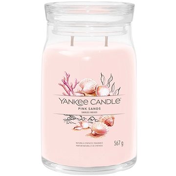 

YANKEE CANDLE Signature sklo 2 knoty Pink Sands 567 g