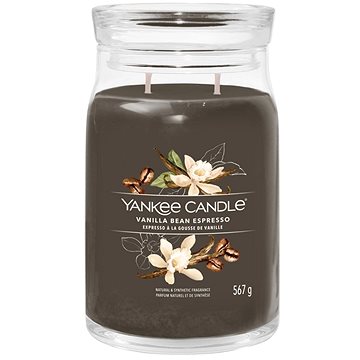 

YANKEE CANDLE Signature sklo 2 knoty Vanilla Bean Espresso 567 g