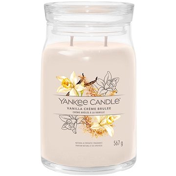 

YANKEE CANDLE Signature sklo 2 knoty Vanilla Creme Brulée 567 g