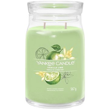 

YANKEE CANDLE Signature sklo 2 knoty Vanilla Lime 567 g